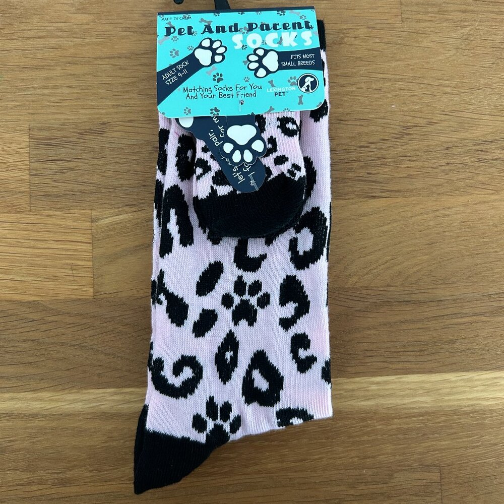 Pet and Parent Animal Print Socks
